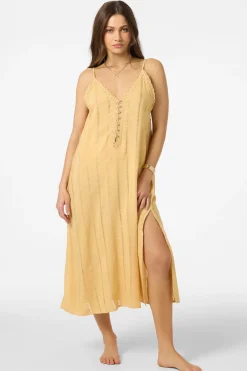 New Arrivals|Swim Cover-Ups^O'Neill Addison Midi Cover-Up Dress - | new wheat