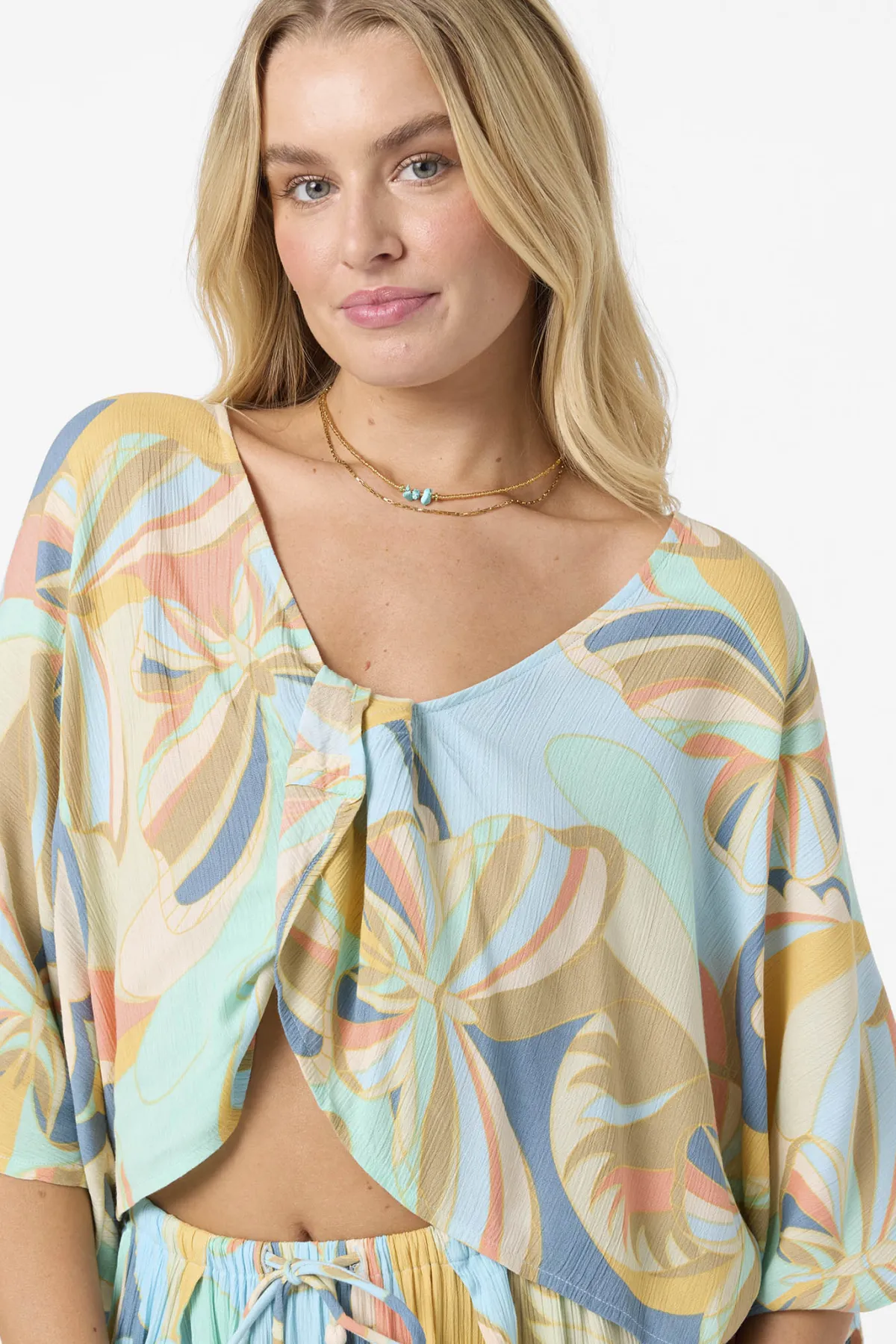New Arrivals|Matching Sets^O'Neill Anna Printed Reversible Cover-Up Top