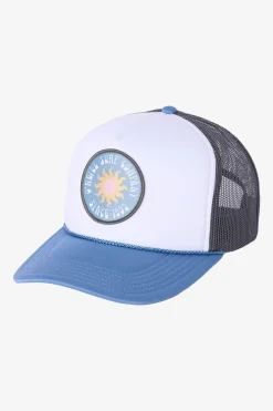 Hats & Beanies^O'Neill Arlie Patch Trucker Hat - | provincial blue