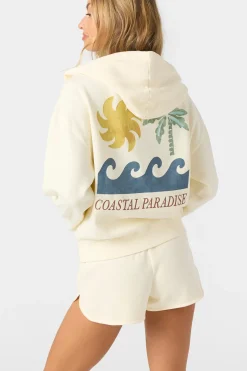 Sweaters, Hoodies & Fleece^O'Neill Atwood Palma Zip Hoody Zip Fleece - | winter white