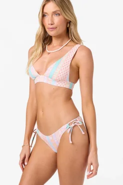 Bikini Tops^O'Neill Bali Floral Cancun Revo Bralette Top - | tapioca