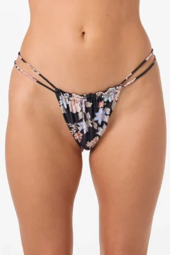 Bikini Bottoms^O'Neill Bali Floral Palos Verdes Skimpy Bottoms - | black