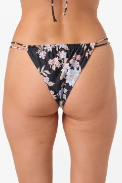 Bikini Bottoms^O'Neill Bali Floral Palos Verdes Skimpy Bottoms - | black
