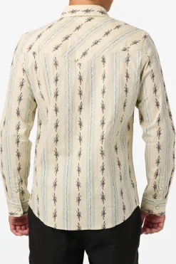 Shirts & Flannels^O'Neill Bar Dog Long Sleeve Standard Fit Long Sleeve Shirt - | lt khaki