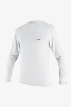 Uv Sun Protection & Rash Guards^O'Neill Basic Skins 30+ Long Sleeve Sun Shirt - | white