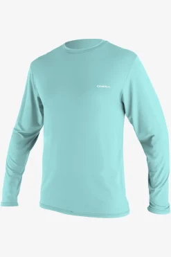 Uv Sun Protection & Rash Guards^O'Neill Basic Skins-2 Long Sleeve Sun Shirt - Canal Blu |