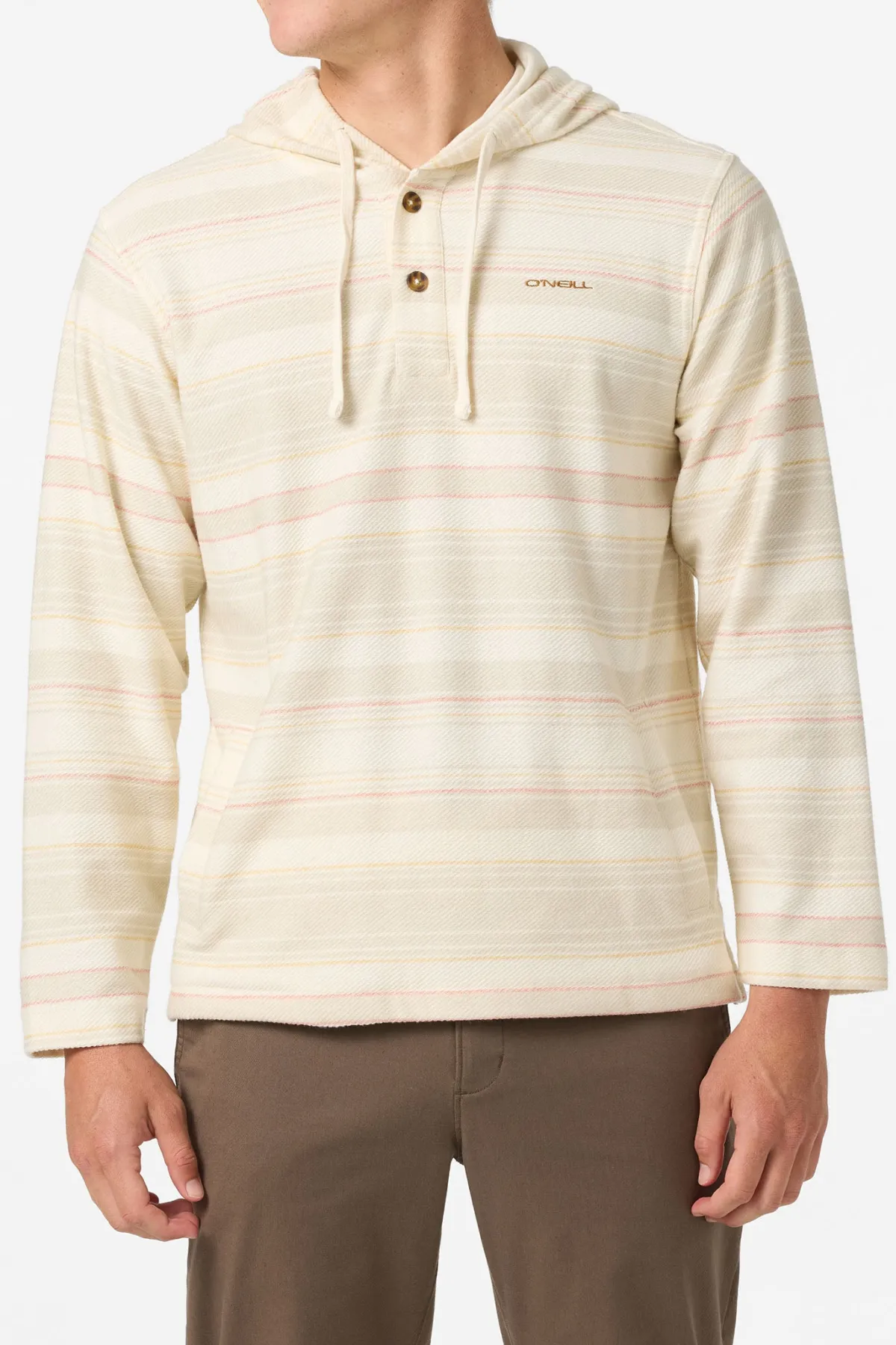 Hoodies & Fleece^O'Neill Bavaro Stripe Poncho Pullover Fleece - | cream