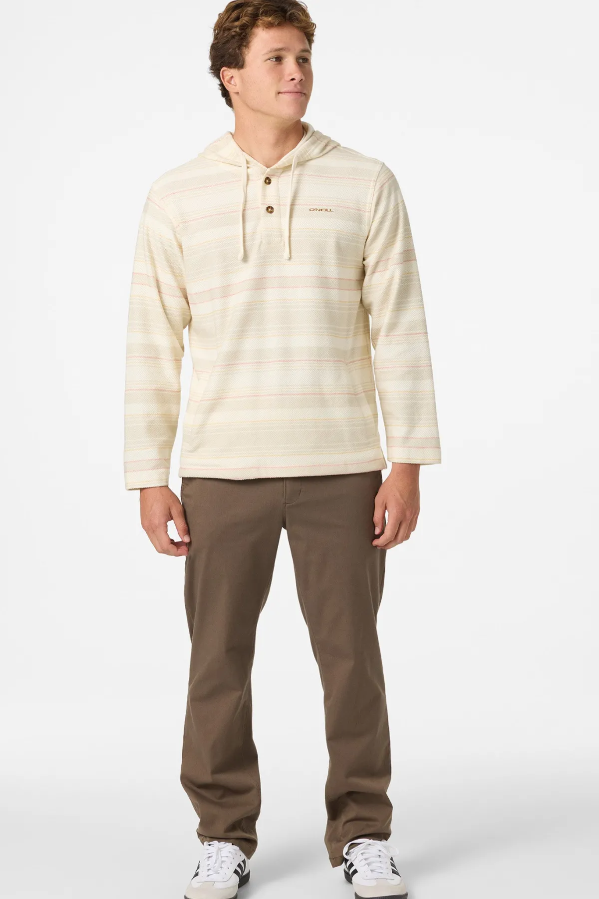 Hoodies & Fleece^O'Neill Bavaro Stripe Poncho Pullover Fleece - | cream