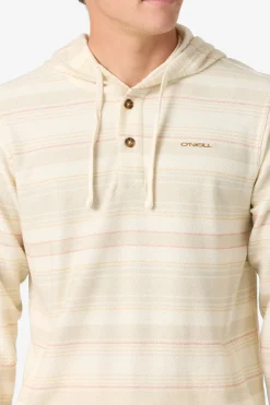 Hoodies & Fleece^O'Neill Bavaro Stripe Poncho Pullover Fleece - | cream