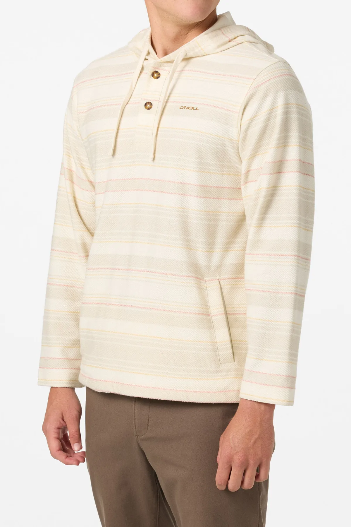 Hoodies & Fleece^O'Neill Bavaro Stripe Poncho Pullover Fleece - | cream