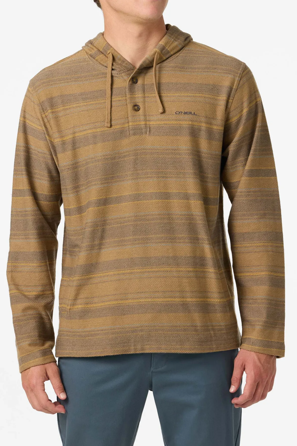Hoodies & Fleece^O'Neill Bavaro Stripe Poncho Pullover Fleece - | khaki