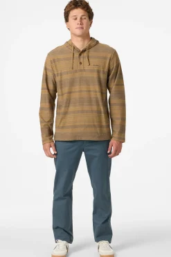 Hoodies & Fleece^O'Neill Bavaro Stripe Poncho Pullover Fleece - | khaki