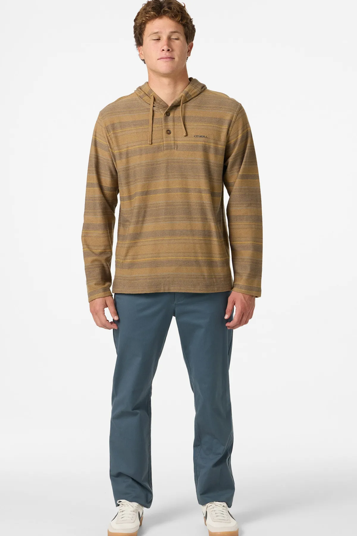 Hoodies & Fleece^O'Neill Bavaro Stripe Poncho Pullover Fleece - | khaki