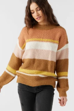 Sweaters, Hoodies & Fleece^O'Neill Billie Long Sleeve Sweater - | tobacc brw