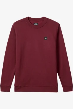 Hoodies & Fleece^O'Neill Blocked Out Crew Crew Neck Fleece - | burgundy