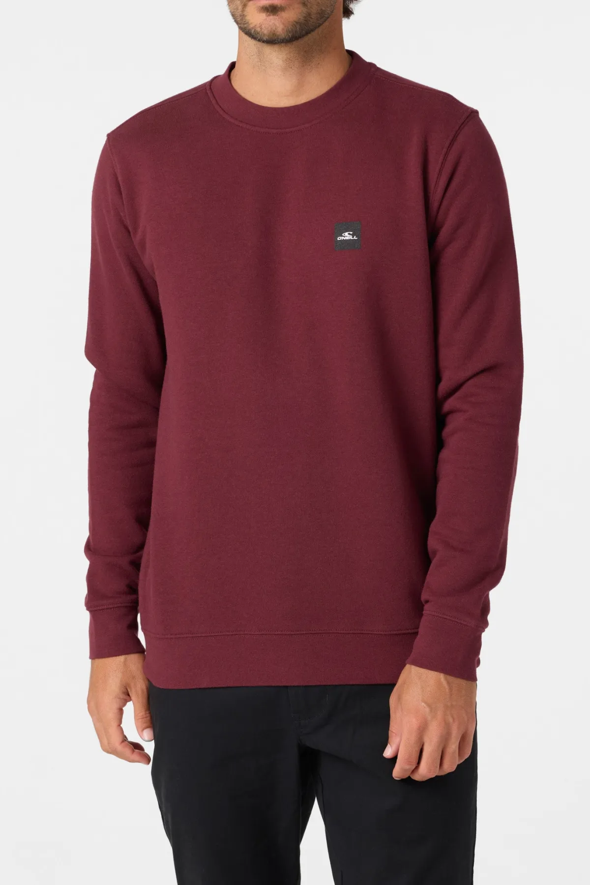 Hoodies & Fleece^O'Neill Blocked Out Crew Crew Neck Fleece - | burgundy