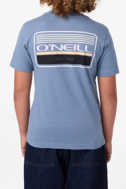 Tops^O'Neill Boy's Banner Tee - | blue mirage