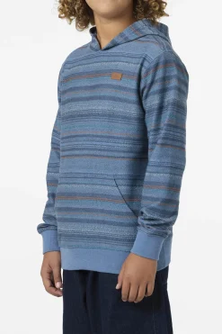 Tops^O'Neill Boy's Bavaro Stripe Pullover - | blue mirage