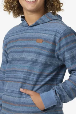 Tops^O'Neill Boy's Bavaro Stripe Pullover - | blue mirage