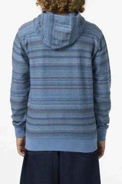 Tops^O'Neill Boy's Bavaro Stripe Pullover - | blue mirage
