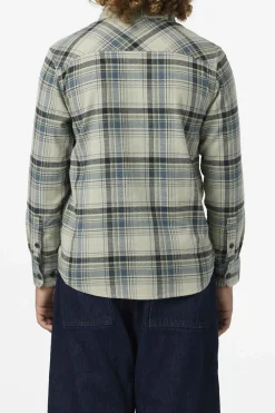 Tops^O'Neill Boy's Redmond Plaid Flannel Long Sleeve Shirt - | sage