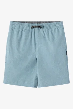 Bottoms^O'Neill Boy's Reserve Elastic Waist 16" Hybrid Shorts - | heather citadel