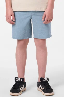 Bottoms^O'Neill Boy's Reserve Elastic Waist 16" Hybrid Shorts - | heather citadel