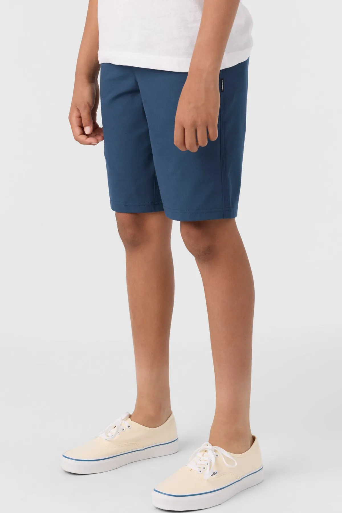 Bottoms^O'Neill Boy's Reserve Light Check 18"'' Hybrid Shorts - | navy