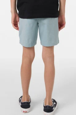 Bottoms^O'Neill Boy's Reserve Light Check Elastic Waist 16