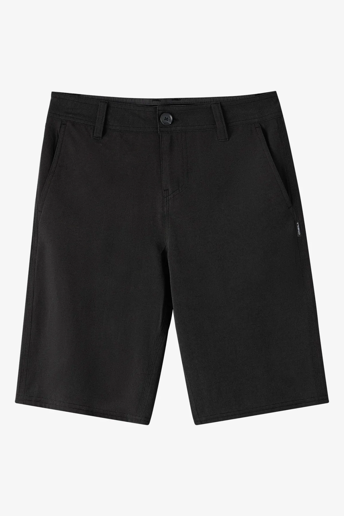 Bottoms^O'Neill Boy's Reserve Light Check 18"'' Hybrid Shorts - | black