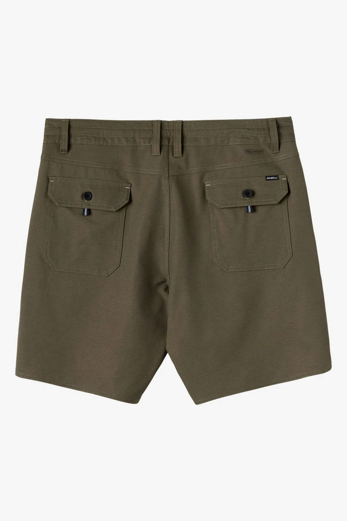 Bottoms^O'Neill Boy's Utility Scallop Hybrid 16" Hybrid Shorts - | army