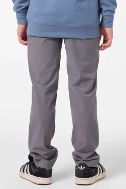 Bottoms^O'Neill Boy's Venture Hybrid Elastic Waist Pants - | heather grey
