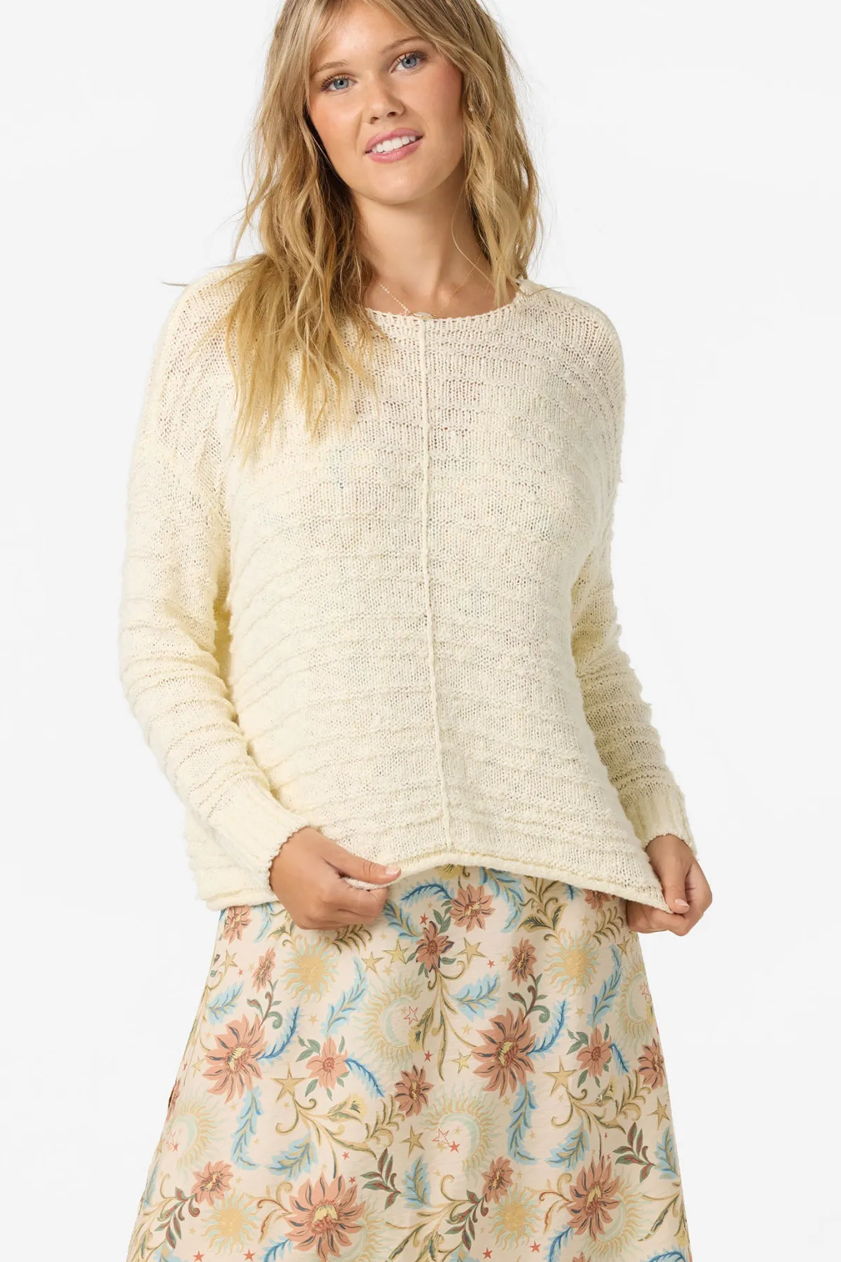 Sweaters, Hoodies & Fleece^O'Neill Brayton Long Sleeve Sweater - | winter white