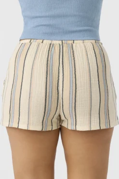 Bottoms^O'Neill Brenda Stripe Beach Shorts - | tapioca