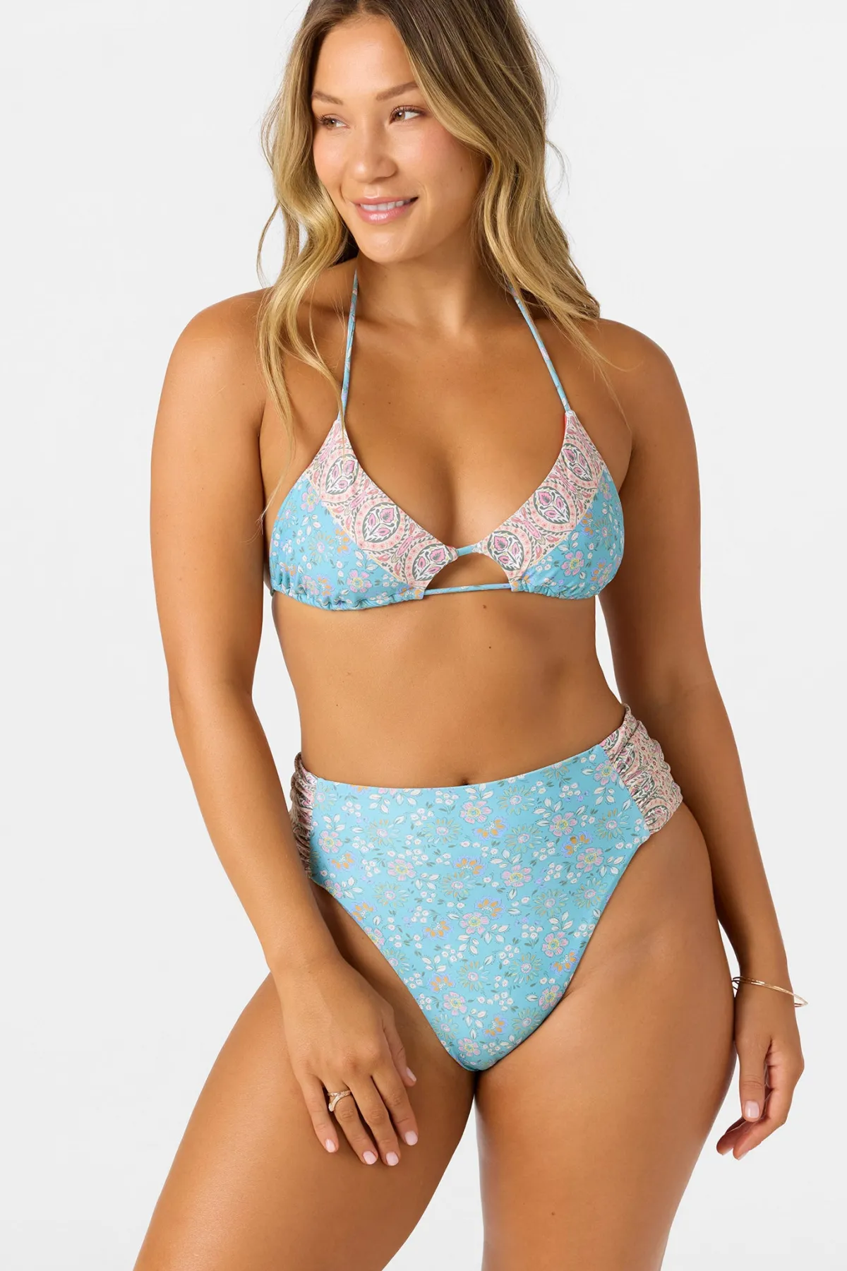 Bikini Tops^O'Neill Cabella Madrid Halter Top - | multi clr