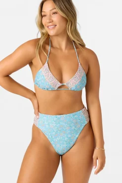 Bikini Tops^O'Neill Cabella Madrid Halter Top - | multi clr