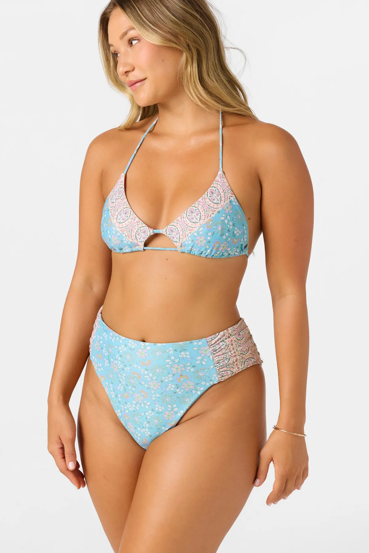 Bikini Tops^O'Neill Cabella Madrid Halter Top - | multi clr