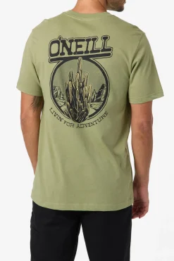 Tees & Tanks^O'Neill Cactus Classic Tee Standard Fit Tee - | oil green