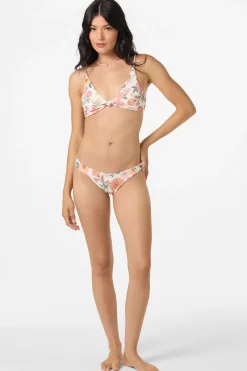 Bikini Bottoms^O'Neill Camellia Floral Hermosa Skimpy Bottoms - | vanilla