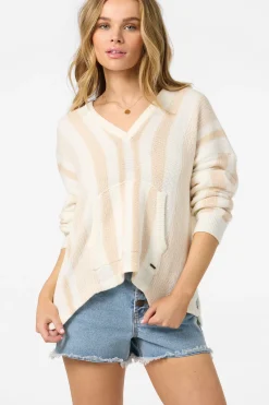 New Arrivals|Tops^O'Neill Catamaran Relaxed Hooded Sweater Long Sleeve Top - | tapioca