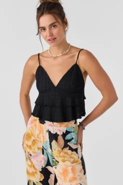 Tops^O'Neill Chloey Sleeveless Top - | black