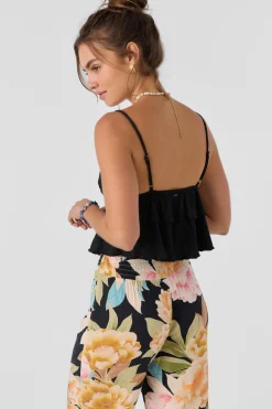 Tops^O'Neill Chloey Sleeveless Top - | black