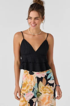 Tops^O'Neill Chloey Sleeveless Top - | black