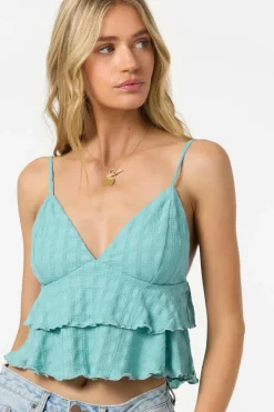 Tops^O'Neill Chloey Sleeveless Top - | nile blue