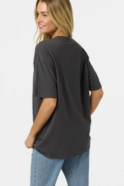 Graphic Tees & Tanks|New Arrivals^O'Neill Chore Break Oversized Tee washed black