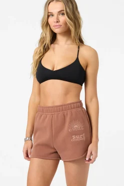 Matching Sets|New Arrivals^O'Neill Chore Break Scallop Fleece Lounge Shorts carob brown