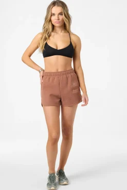 Matching Sets|New Arrivals^O'Neill Chore Break Scallop Fleece Lounge Shorts carob brown