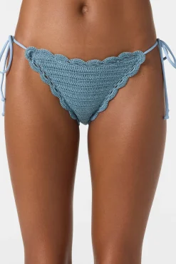 Bikini Bottoms^O'Neill Club House Crochet Skimpy Bottoms - | faded denim