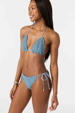 Bikini Bottoms^O'Neill Club House Crochet Skimpy Bottoms - | faded denim