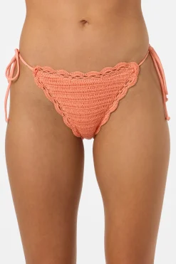 Bikini Bottoms^O'Neill Club House Crochet Skimpy Bottoms - | desert flower